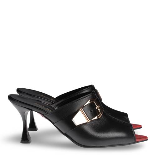 Γυναικείο Mule Wall Street 2-156-26231-99 Μαύρο