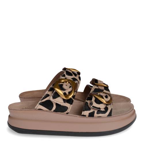 Γυναικείο Mule Fantasy Sandals Abeba Λεοπάρ
