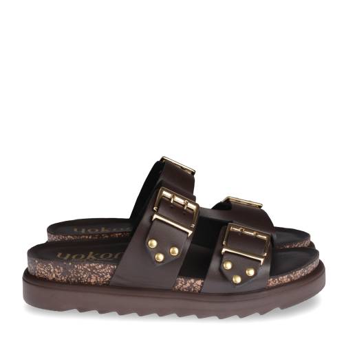 Γυναικείο Mule Yokono TUNEZ-262 Καφέ