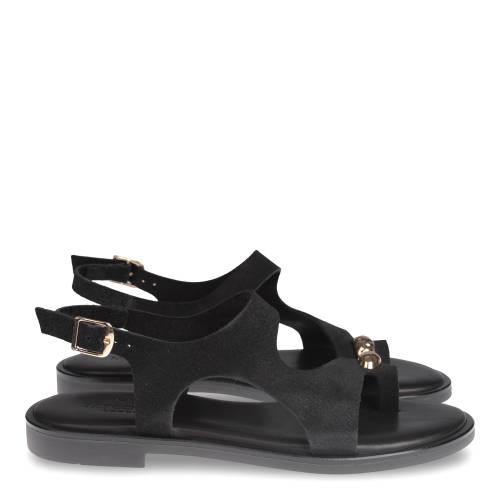 Γυναικείο Πέδιλο Myconian Sandals 21176 Μαύρο