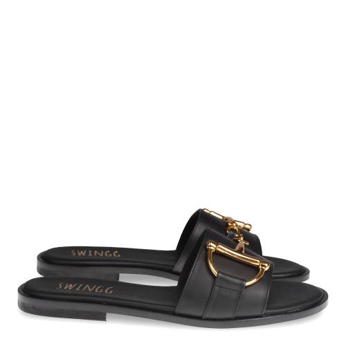 Women’s Flat Sandal Swingg 26248 Black