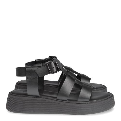 Γυναικείο Πέδιλο Myconian Sandals 29846 Μαύρο