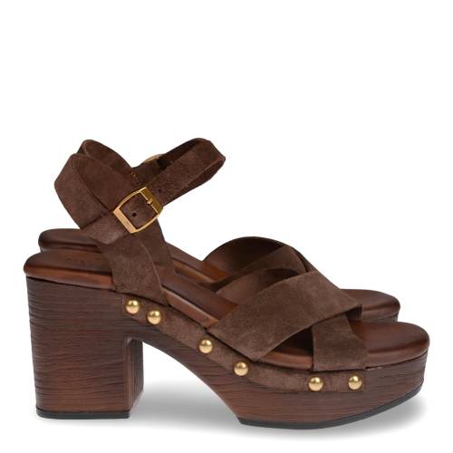 Γυναικείο Πέδιλο Myconian Sandals 31421 Καφέ