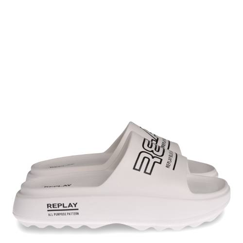 Γυναικεία Παντόφλα Replay Brixy Print Άσπρο